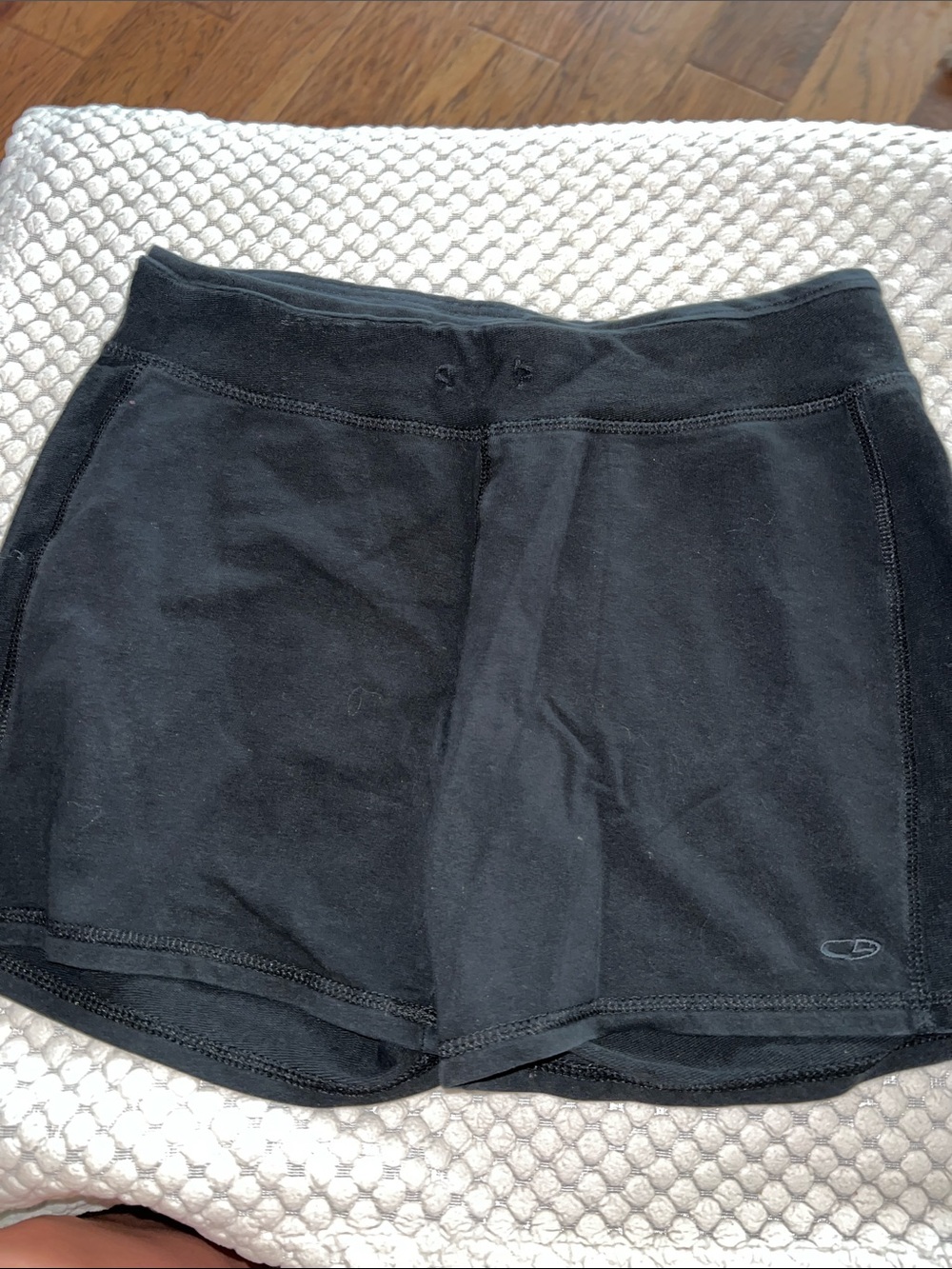 Champion Women's Black Athletic Shorts with Logo